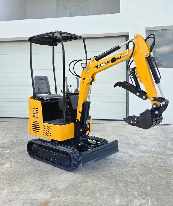 Miniexcavator Lubeck W100 -Nou-Garantie 2 ani-Factura externa fara tva