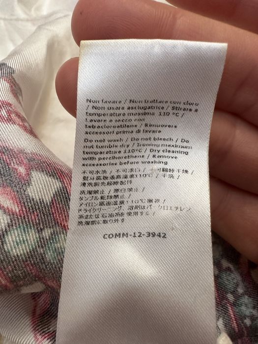 Оригинален Patrizia Pepe копринен топ/туника  с колие, размер 1