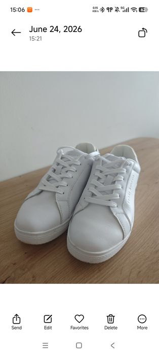 Бели кецове Tommy Hilfiger