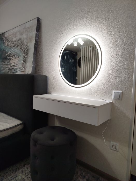 Навесная тумба (консоль) 2 ящиков с МДФ