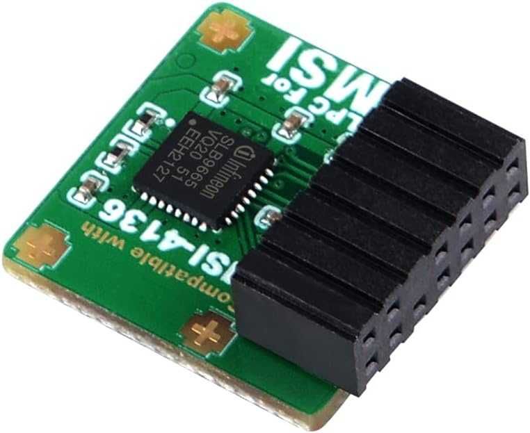TPM LPC 14Pin модул с Infineon SLB9665 за дънна платка MSI