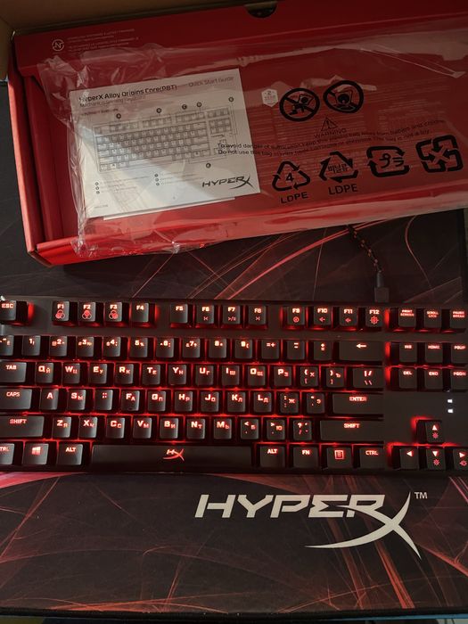 Hyper X клавиатура механическая red switch