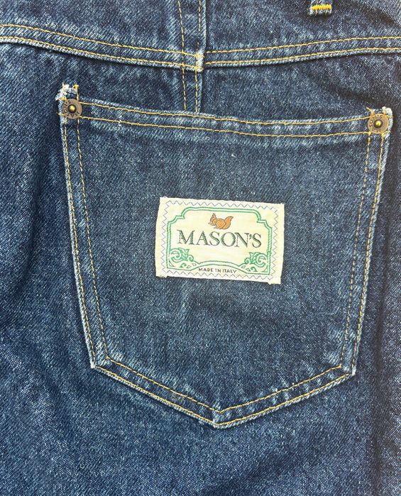 винтидж дънкова мини пола Mason's размер 36 / S