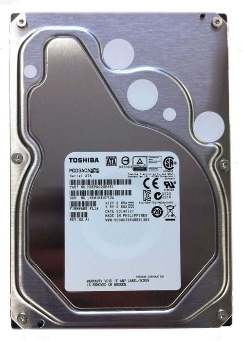 Hard Disk 3TB Toshiba HDD model MG03ACA300 sata3 7200rpm 64MB buffer