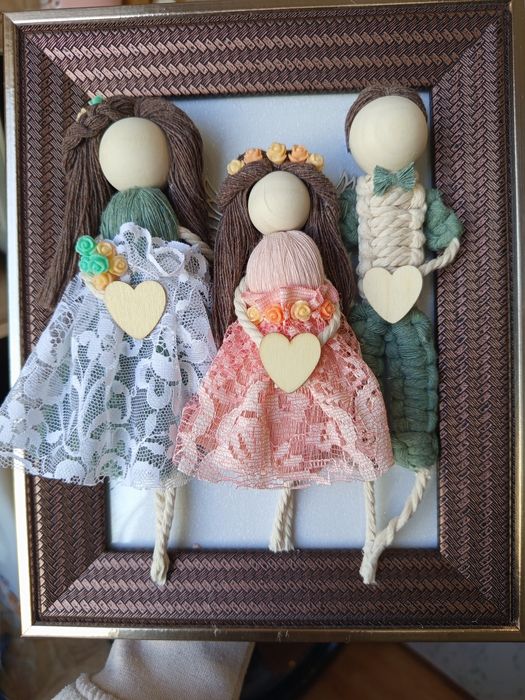 Кукли от макраме ръчна изработка