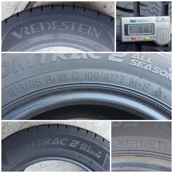 O bucată 215/65 R16C M+S iarnă - una Vredestein Semperit