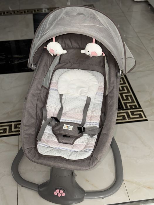 ШЕЗЛОНГ-КАЧЕЛЯ для малышей