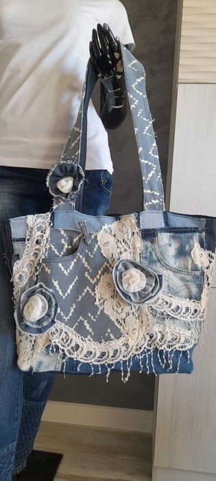 Дънкови чанти индивидуални модели