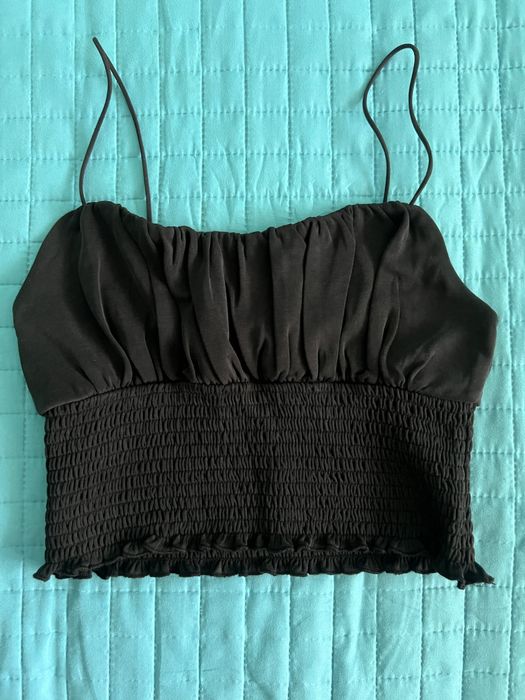 Кроп топ bershka/review