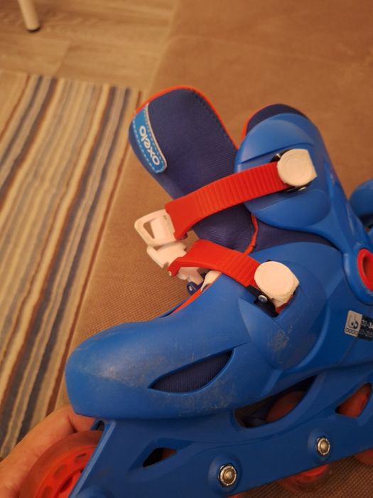 Set role Blue marimea (32-34) cu casca, protectii si geanta transport