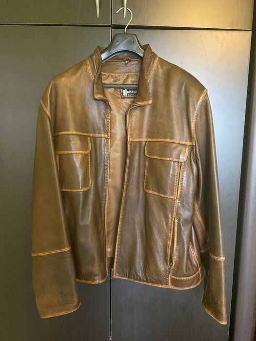 Яке от естесвена кожа.