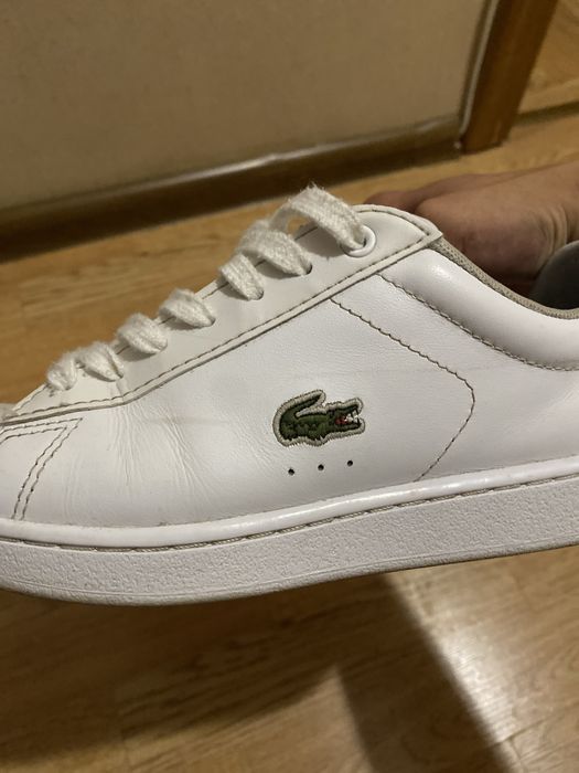 Lacoste белые кроссовки