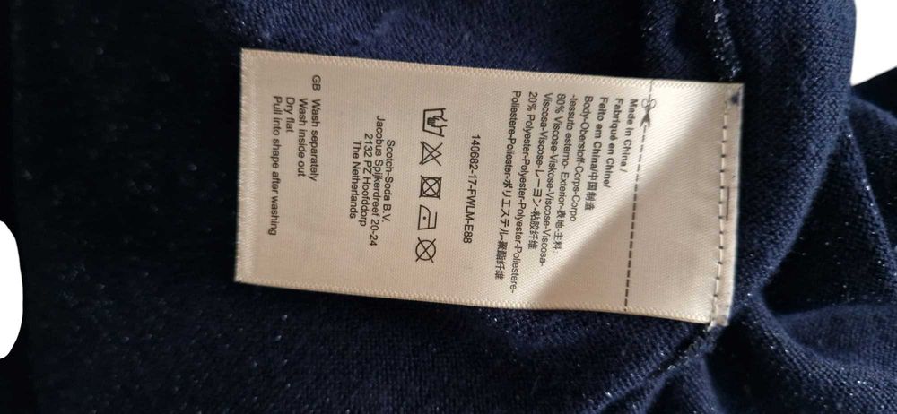 Rochie cu fir metalic Scotch&Soda