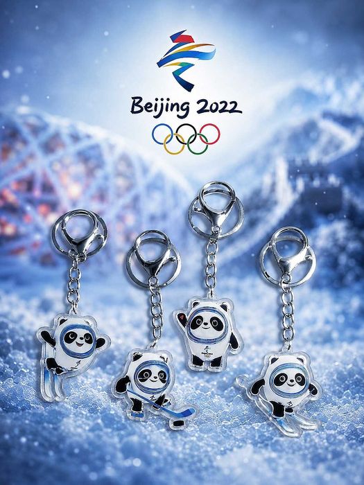 Олимпийские Брелоки Bing Dwen Dwen. Пекин 2022.