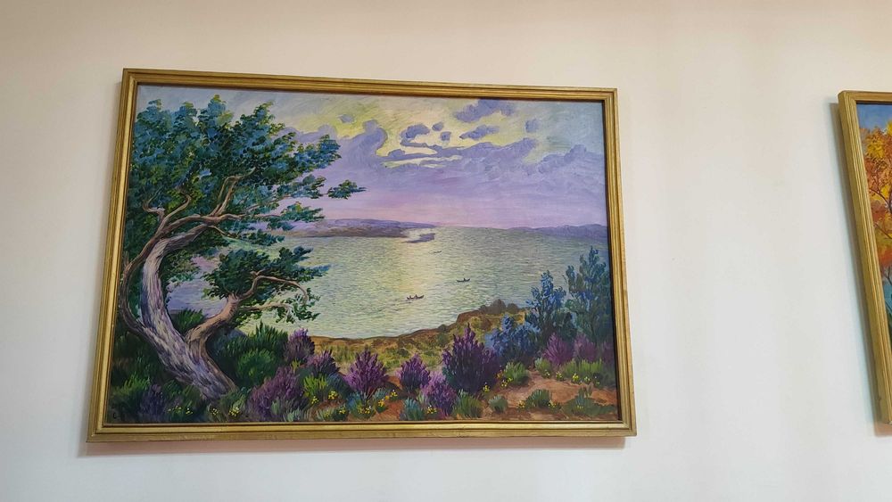 Картины природа холст, масло. Народный худ Серекеев Базарбай