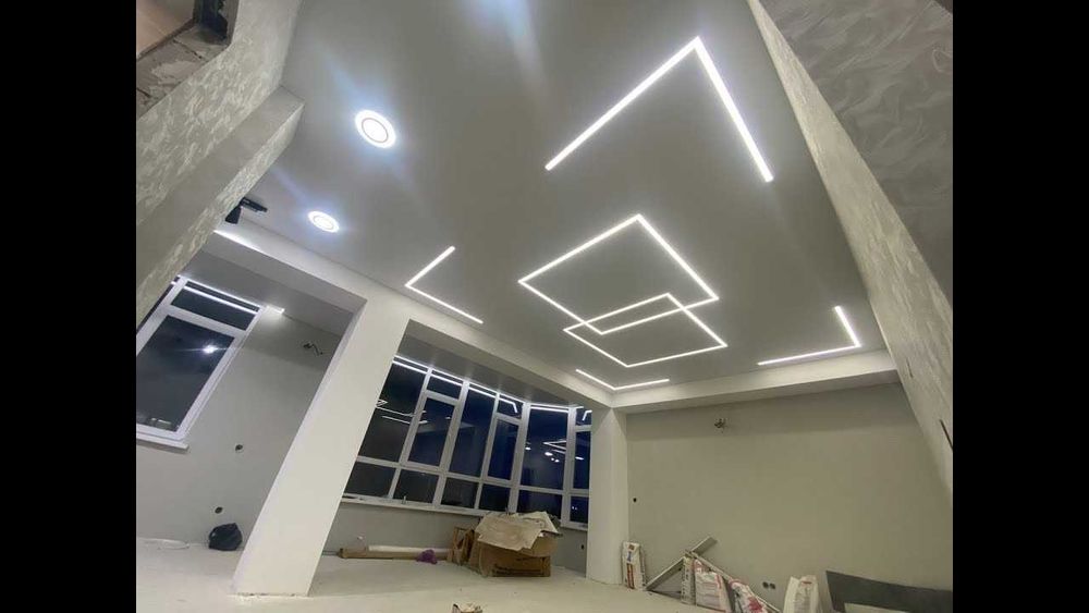 Натяжной потлок Дизайн паталок натезнои материал