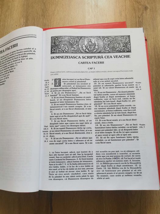 Biblia traducere originală din 1795