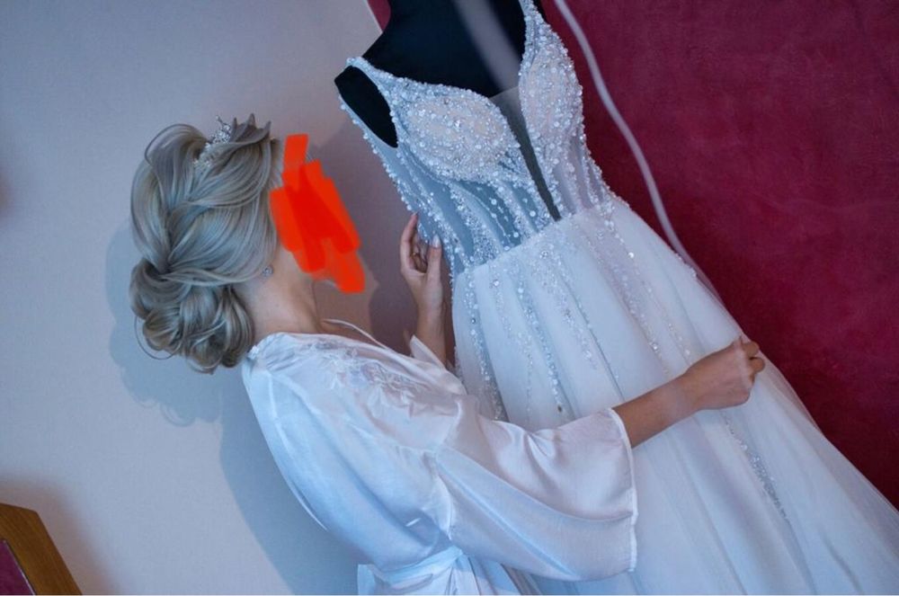 Vând rochie de mireasa a-line marimea S