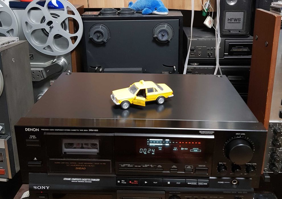 Casetofon Deck Stereo Vintage DENON DR M800 BLACK (3 CAPETE)Japan