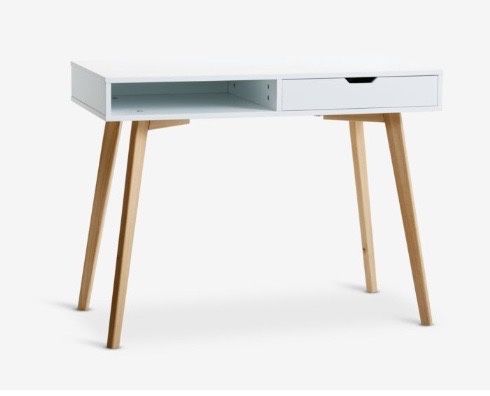 Birou lemn masiv si MDF in stare foarte buna