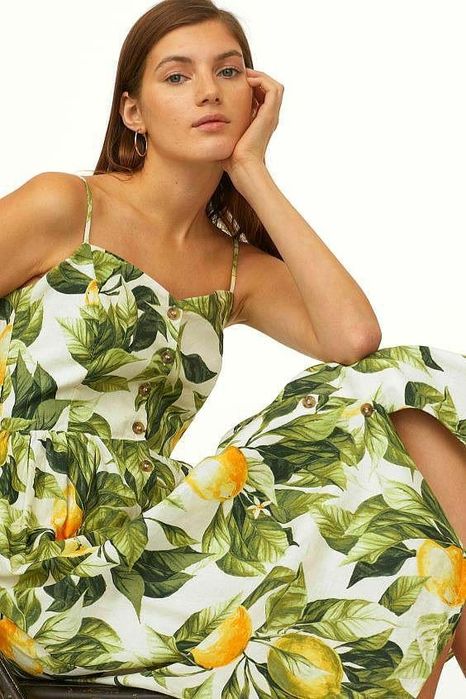 Рокля с лимони H&M HM