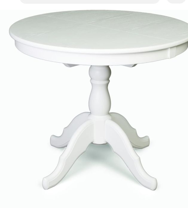 Стол круглый  белый