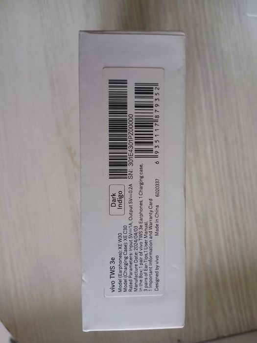 Наушники VIVO TWS 3e