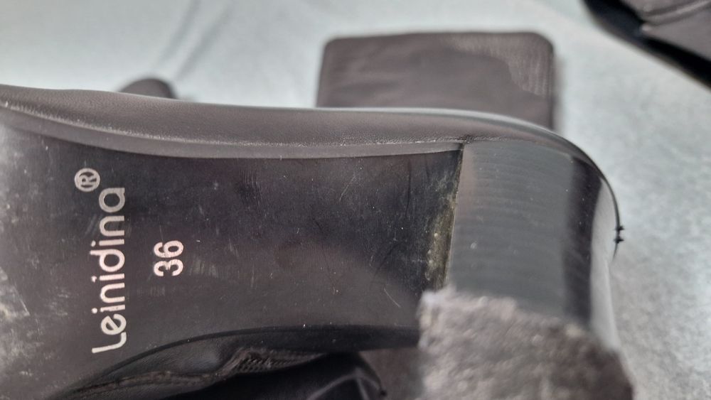 Сапоги из натуральной кожи