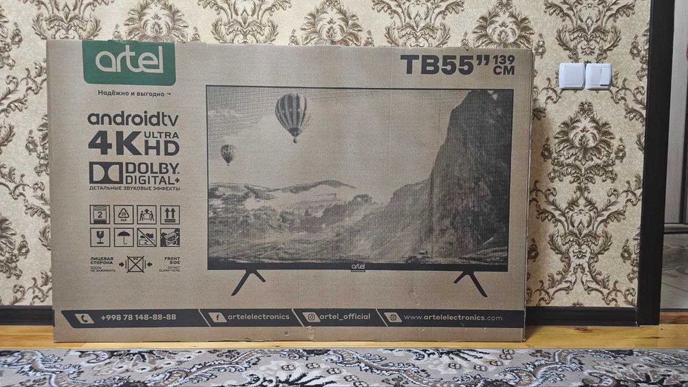Телевизор  Artel android tv  4K HD      TB 55" 139 см