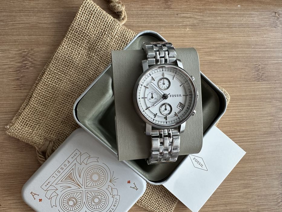 Ceas Fossil de dama Boyfriend silver nou ES2198