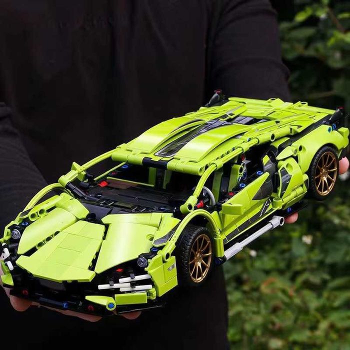 Конструктор Спортен автомобил Lamborghini 1280 части, Съвместим с Lego