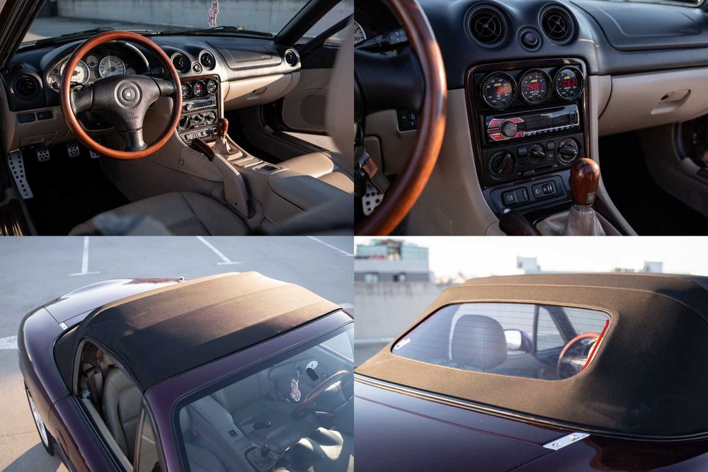 Mazda MX-5 NB1 Tурбо, 230whp (1.6i Miracle Edition, 2000г.)