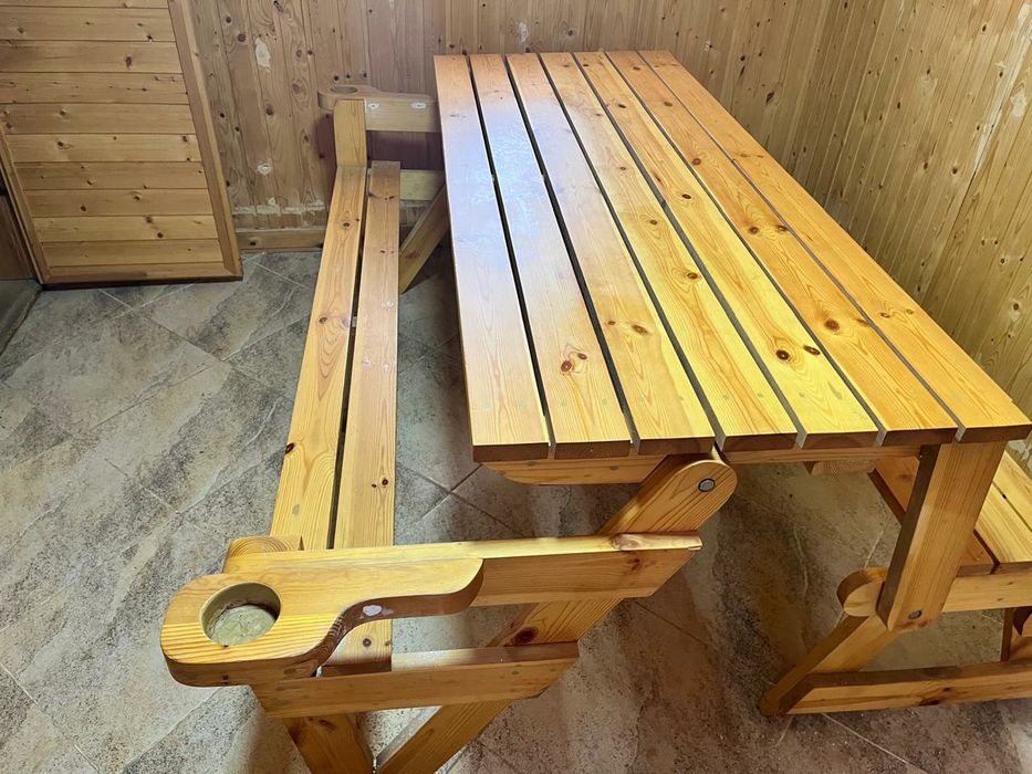 Стол/лавка для бани раскладной