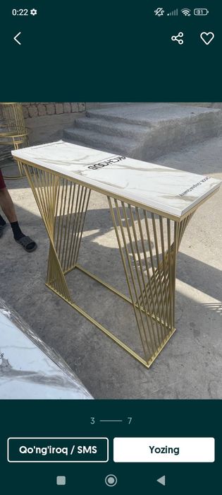 Стол стул ва бошка меллар тахлайми