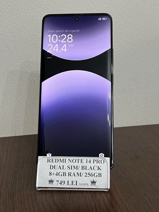 Amanet Royal CB: Redmi Note 14 Pro duoa ca nou 8gb ram 256gb stocare