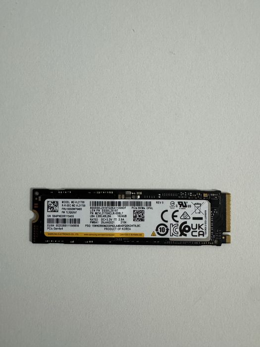 Vand ssd nvme 1 tb samsung