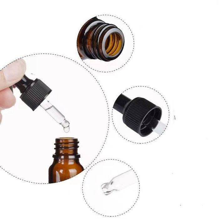5-100 мл реагент глаз капельница Янтарное стекло ароматерапия жидкость