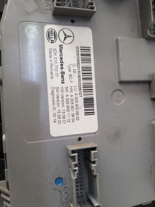 Modul sam 2.2 cdi mercedes c class w205 5dk01077277 a2059006822 a2059013904 a2229021112
