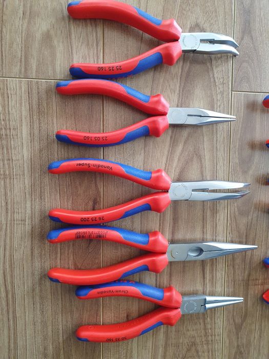 Clești profesionali mecanici cromati KNIPEX