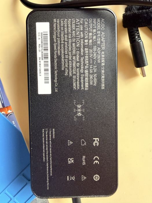 Alimentator MSI GP66 280w
