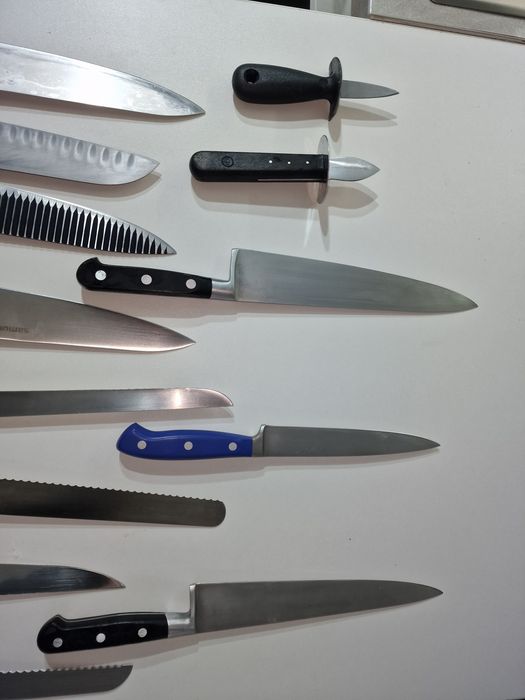 Diferite cutite f.dick, giesser, samura, paxton, sabatier wetstone