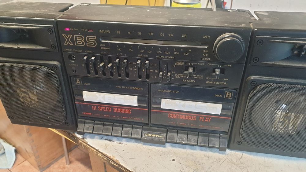 Tape deck Luxman K115/Sony tc k411/Akai hxa451w/ Boombox Crown,Siemens
