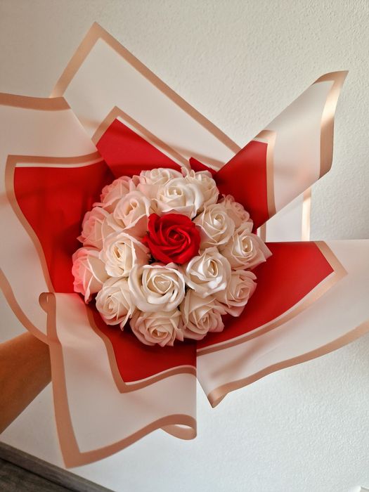 Buchete trandafiri sapun