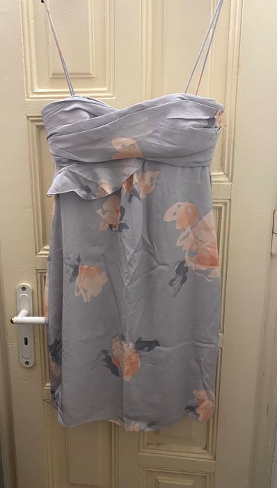 Копринена рокля Emporio Armani