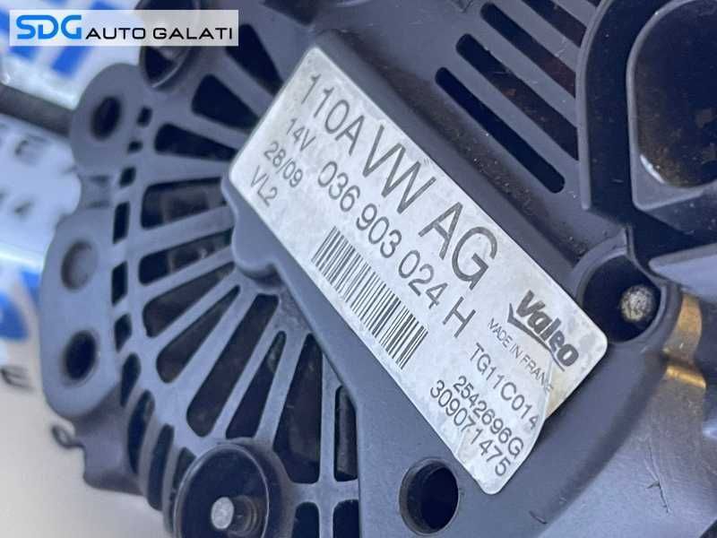 Alternator 110A Seat Ibiza 1.4 2002 - 2015 Cod 036903024H [M9125]