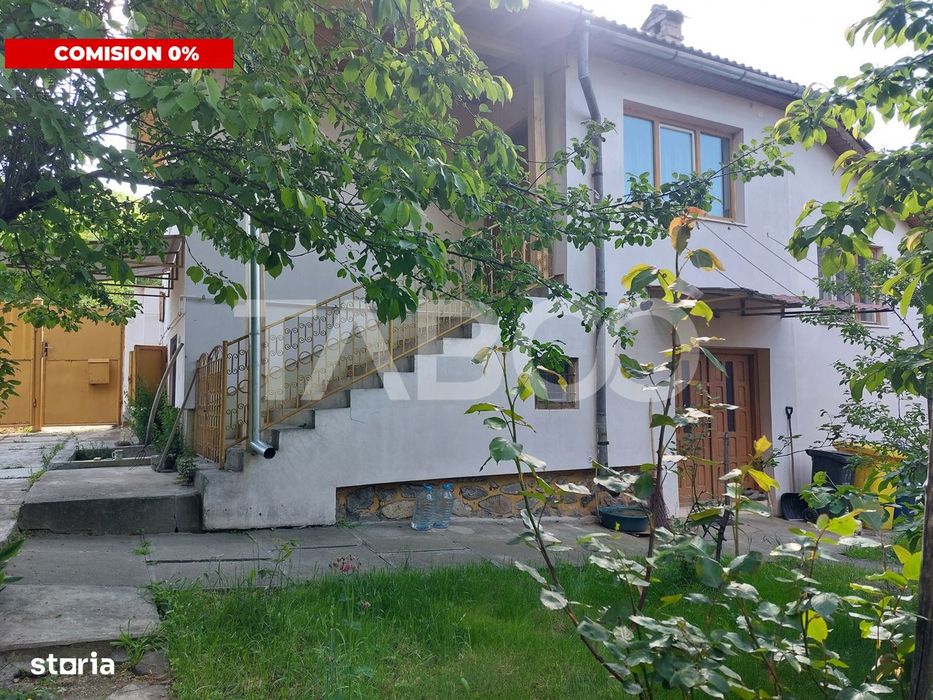 Casa de vanzare 105 mp utili 4 camere teren liber 405 mp Rasinari