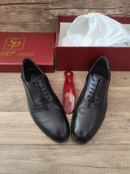 Sharp Shoes – мъжки официални кожени обувки №40, като нови