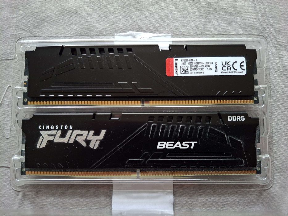 Рам памет Kingston Fury Beast 2х8 5600MHz DDR5 CL40