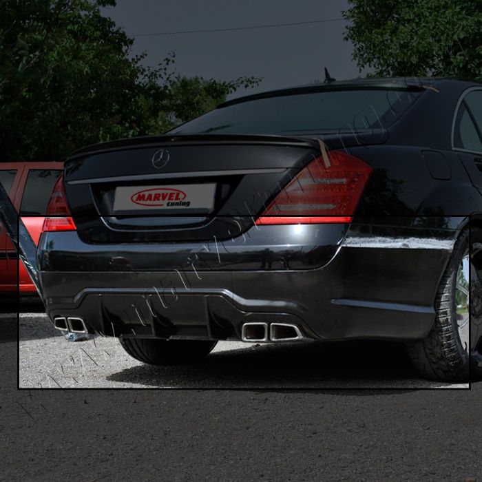 Промоция: Спойлер тип AMG за зад. броня за MERCEDES S-CLASS W221 №1017