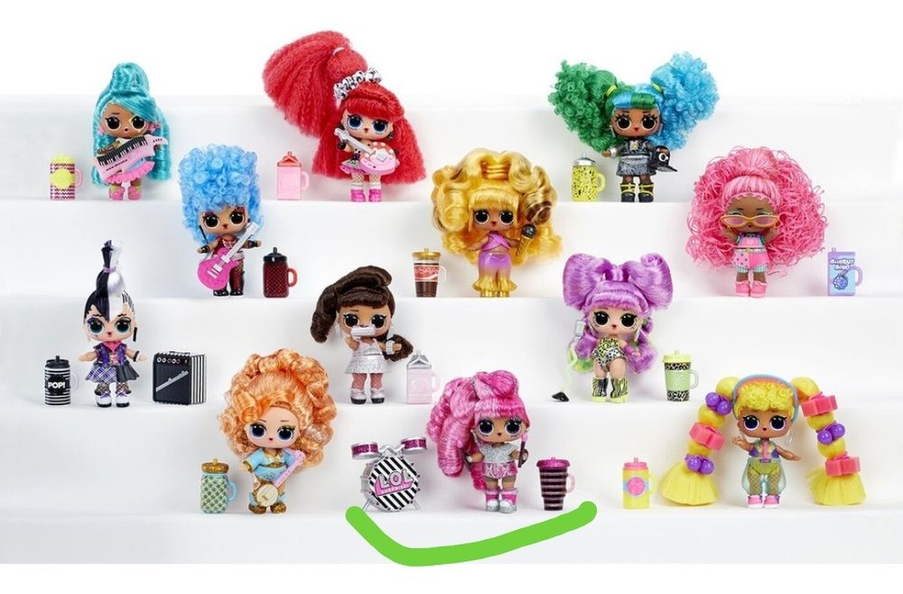 Кукла Lol с волосами